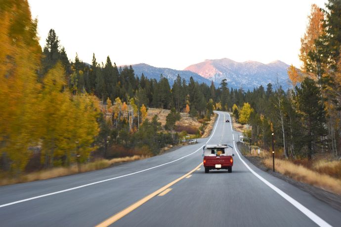 A couple on the road