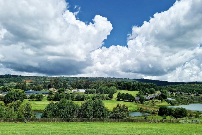 A large field in Nyanga, Zimbabwe