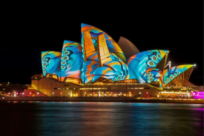 A Nighttime Opera House, Sydney, Australia