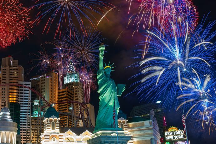Fireworks in New York City