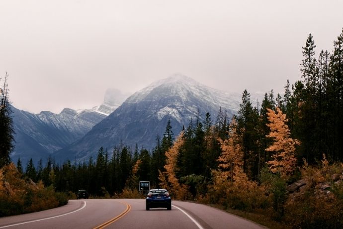 Summer at Icefields Parkway, Jasper, AB, Canada