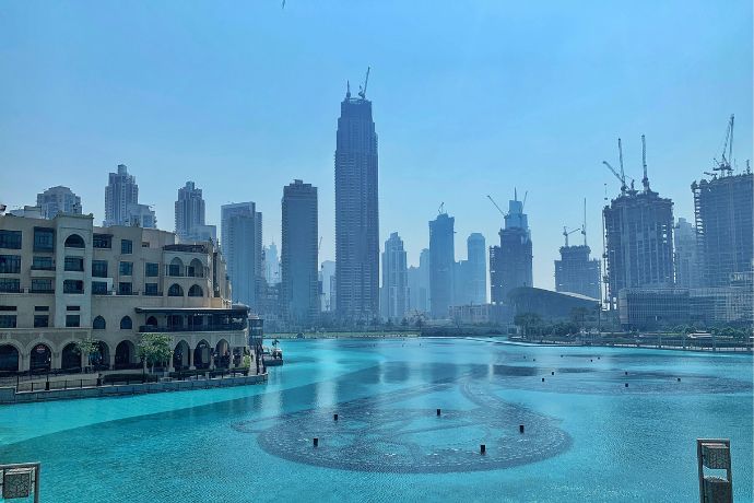 The Burj Khalifa Fountains