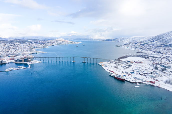 Tromso Norway Winter Destination with Northern Lights and Arctic Landscape